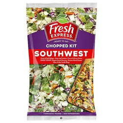 Fresh Express Salad Kit Chopped Southwest Greek Yogurt - 9.1 Oz