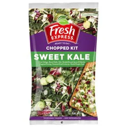 Fresh Express Salad Kit Chopped Sweet Kale Salad - 9.5 Oz