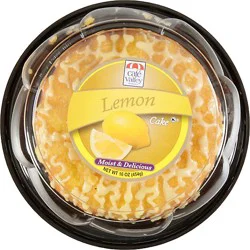 Cafe Valley Bakery Cake Bundt Lemon - Each