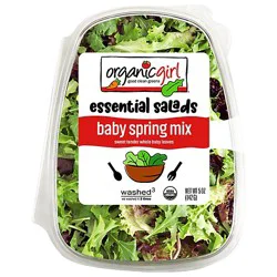 Organicgirl Organic Baby Spring Mix Washed - 5 Oz