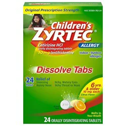 Childrens Zyrtec Oral Dissolve Tabs - 24 Count