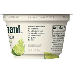 Chobani Low-Fat Key Lime Blended Greek Yogurt - 5.3 Oz