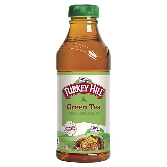 slide 1 of 1, Turkey Hill Green Tea With Ginseng & Honey - 18.5 Fl. Oz., 18.5 fl oz
