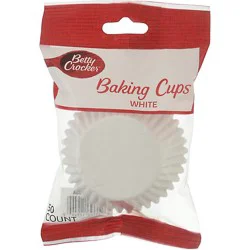 Betty Crocker Baking Cups Standard Size White - 50 Count
