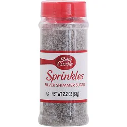Betty Crocker Cupcake Gems Silver Sugar - 2.0 Oz