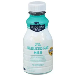 Lucerne Milk Reduced Fat 2% Milkfat - 12 Fl. Oz.
