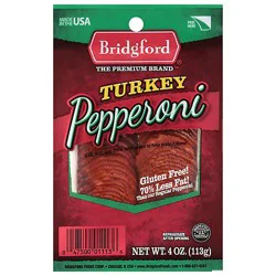 Bridgford Pepperoni Turkey 70% Less Fat - 4 Oz