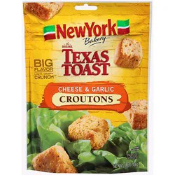 New York The Original Texas Toast Croutons Cheese & Garlic - 5 Oz
