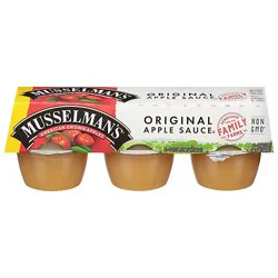 Musselmans Apple Sauce Original Cups - 6-4 Oz