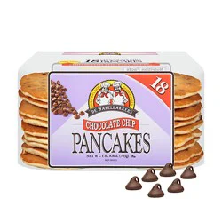 De Wafelbakkers Pancakes Chocolate Chips 18 Count - 24.88 Oz