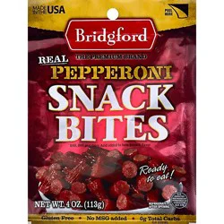 Bridgford Pepperoni Snack Bites - 4 Oz