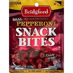 Bridgford Pepperoni Snack Bites - 4 Oz