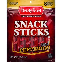 Bridgford Pepperoni Snack Sticks - 6 Oz
