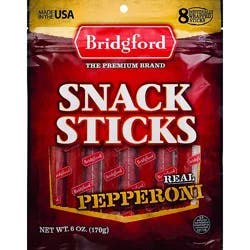 Bridgford Pepperoni Snack Sticks - 6 Oz