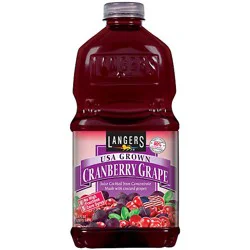 Langers Juice Cranberry Grape Cocktail - 64 Fl. Oz.