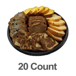Bakery Cake Loaf Sliced Platter 20 Count - Each