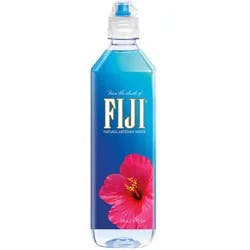 Fiji Natural Artesian Bottled Water Sports Cap - 23.7 Fl. Oz.