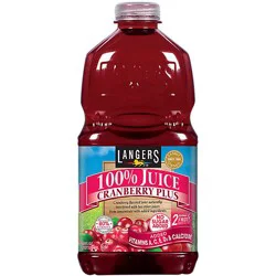 Langers Juice No Sugar Added Cranberry Plus - 64 Fl. Oz.