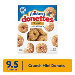 Hostess Donettes Crunch Mini Donuts Bag - 9.5 Oz