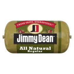 Jimmy Dean All Natural Pork Sausage Roll - 16 Oz