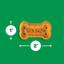 Vita Bone Dog Treats Biscuit Small Flavors Box 6 Count - 24 Oz