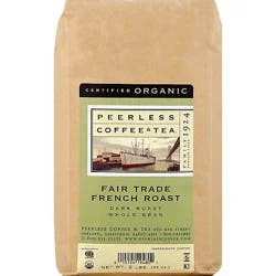 Peerless Coffee & Tea Coffee Organic Whole Bean Dark Roast French Roast - 32 Oz