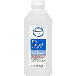 Signature Select/care Alcohol Isopropyl 91% First Aid Antiseptic - 16 Fl. Oz.
