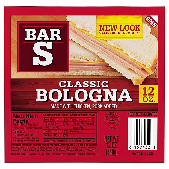 slide 1 of 1, Bar-S Bologna Classic - 12 Oz, 12 oz