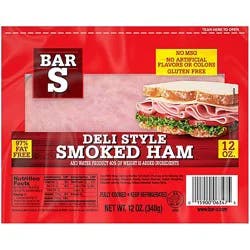Bar-S Ham Deli Style Smoked - 12 Oz