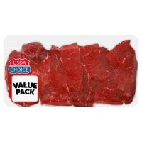 Beef Usda Choice Petite Sirloin Steak Value Pack Thin Cut - 1 Lb
