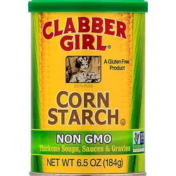 Clabber Girl Corn Starch Gluten Free Non Gmo - 6.5 Oz