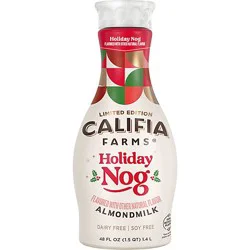 Califia Farms Holiday Nog Seasonal Almond Milk Egg Nog - 48 Fl. Oz.
