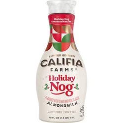 Califia Farms Holiday Nog Seasonal Almond Milk Egg Nog - 48 Fl. Oz.