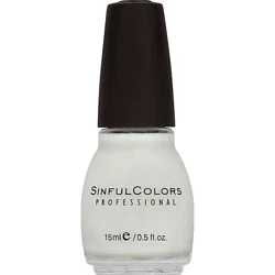 Sinful Colors Prfsnl Snow Me White Nl Color