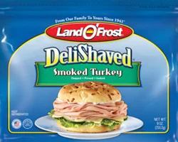 Land O Frost Delishaved Smoked Turkey - 9 Oz