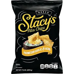 Stacy's Parmesan Garlic & Herb Baked Pita Chips - 7.33 Oz