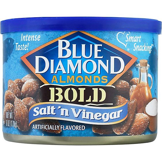slide 1 of 12, Blue Diamond Almonds Bold Salt N Vinegar - 6 Oz, 6 oz