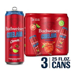 Budweiser Clamato Chelada Original Beer Cans - 3-25 Fl. Oz.