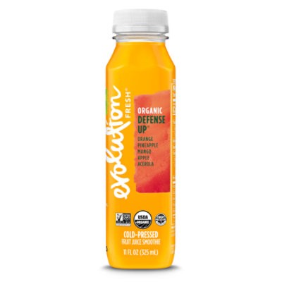 slide 1 of 1, Evolution Fresh Cold Pressed Organic Smoothie Defense Up Fruit Juice - 11 Fl Oz, 11 fl oz