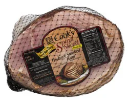 Cooks Ham Spiral Sliced Hickory Smoked Butt Half - 8 Lb
