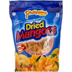 Philippine Brand Dried Mangoes - 20 Oz