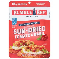 Bumble Bee Tuna Seasoned Sun-Dried Tomato & Basil - 2.5 Oz