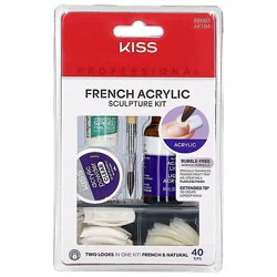 Kiss Acrylic Sculpture Kit French - Each