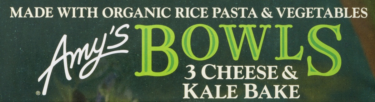 slide 6 of 9, Amy's Gluten Free Frozen Three Cheese Kale Bowl - 8.5oz, 8.5 oz