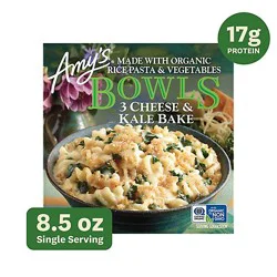 Amy's Three Cheese Kale Bake Bowl - 8.5 Oz
