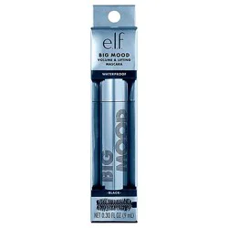E.l.f. Black Big Mood Waterproof Mascara - Each