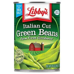 Libbys Green Beans Cut Italian - 14.5 Oz