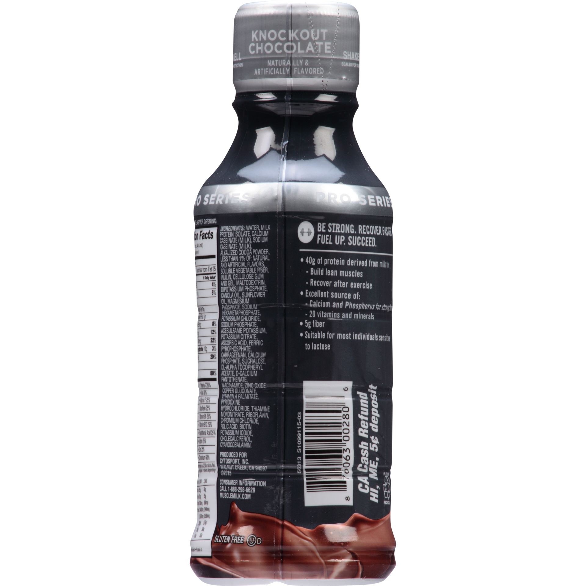 slide 4 of 6, Muscle Milk Pro Chocolate - 14 fl oz Bottle, 14 fl oz