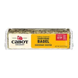 Cabot Creamery Cheese Cheddar Everything Bagel - 8 Oz