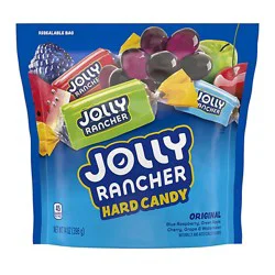 Jolly Rancher Assorted Fruit Flavored Hard Candy Resealable Bag - 14 Oz